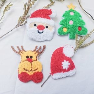 xmas kids girls hair clips set